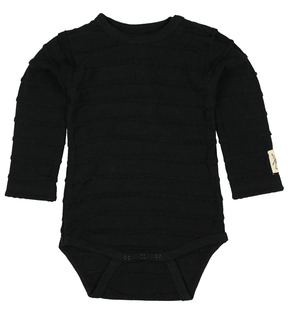 Small Rags Body l/æ - Sort m. Flæser
