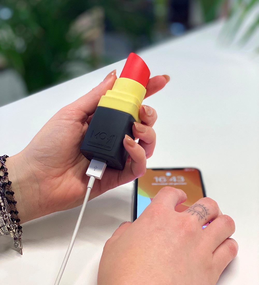 Moji Power Powerbank - Lipstick - 2600mAh