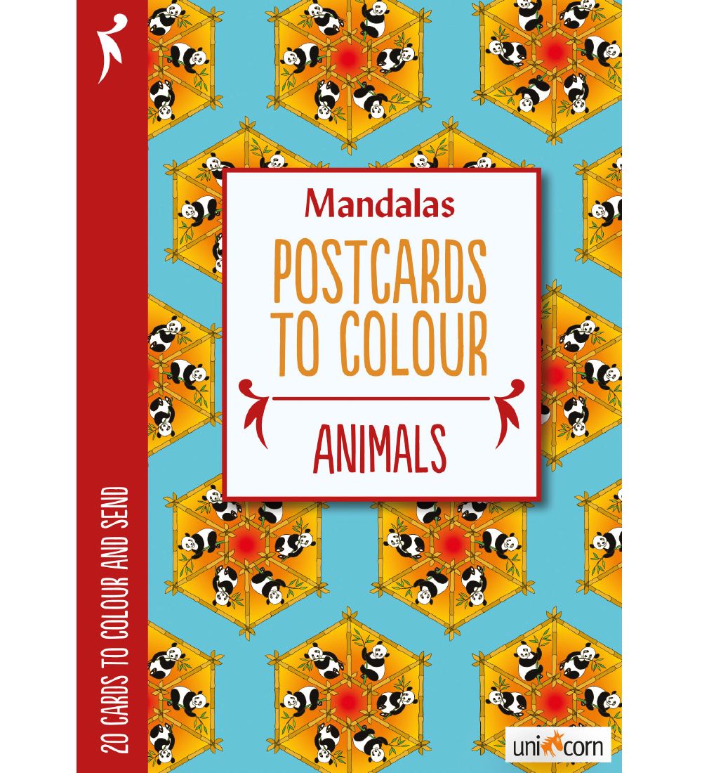 Mandalas Postkort - 20 stk - Dyr
