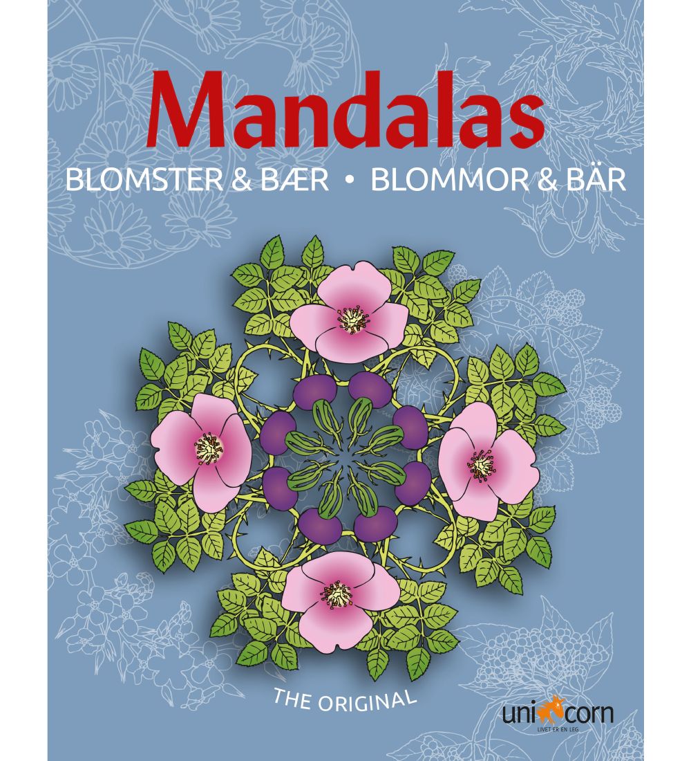 Mandalas Malebog - Blomster & Br