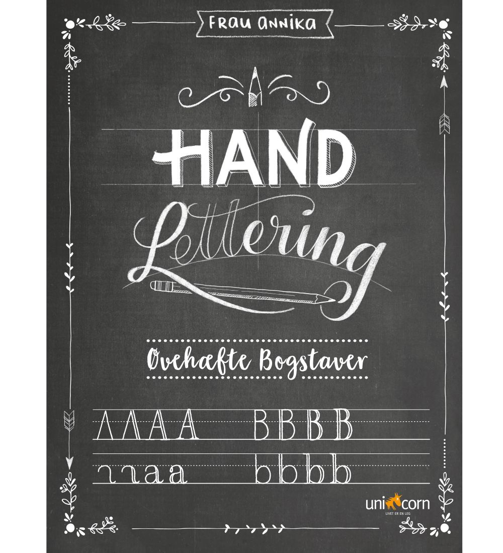 Hand Lettering - Øvehæfte Bogstaver