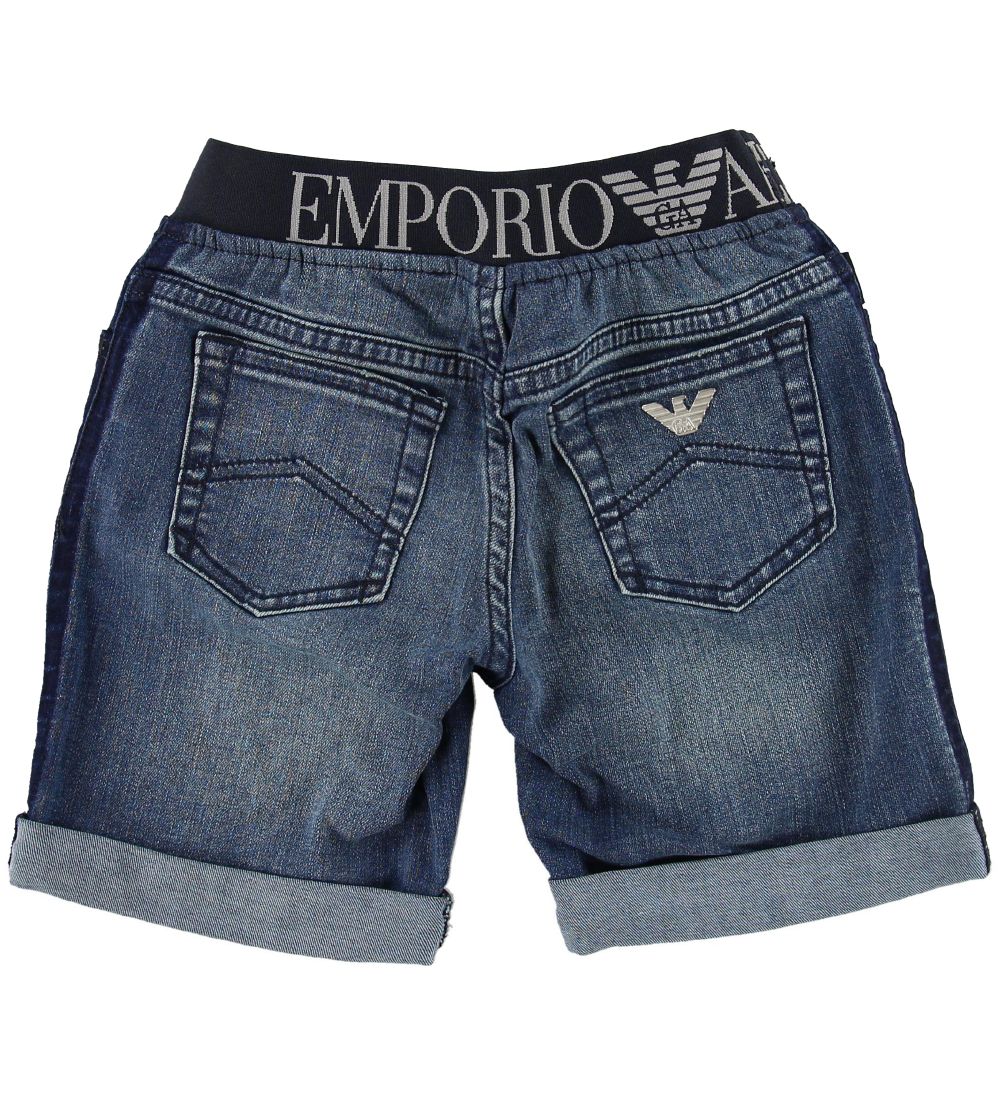 Emporio Armani Shorts - Blå Denim