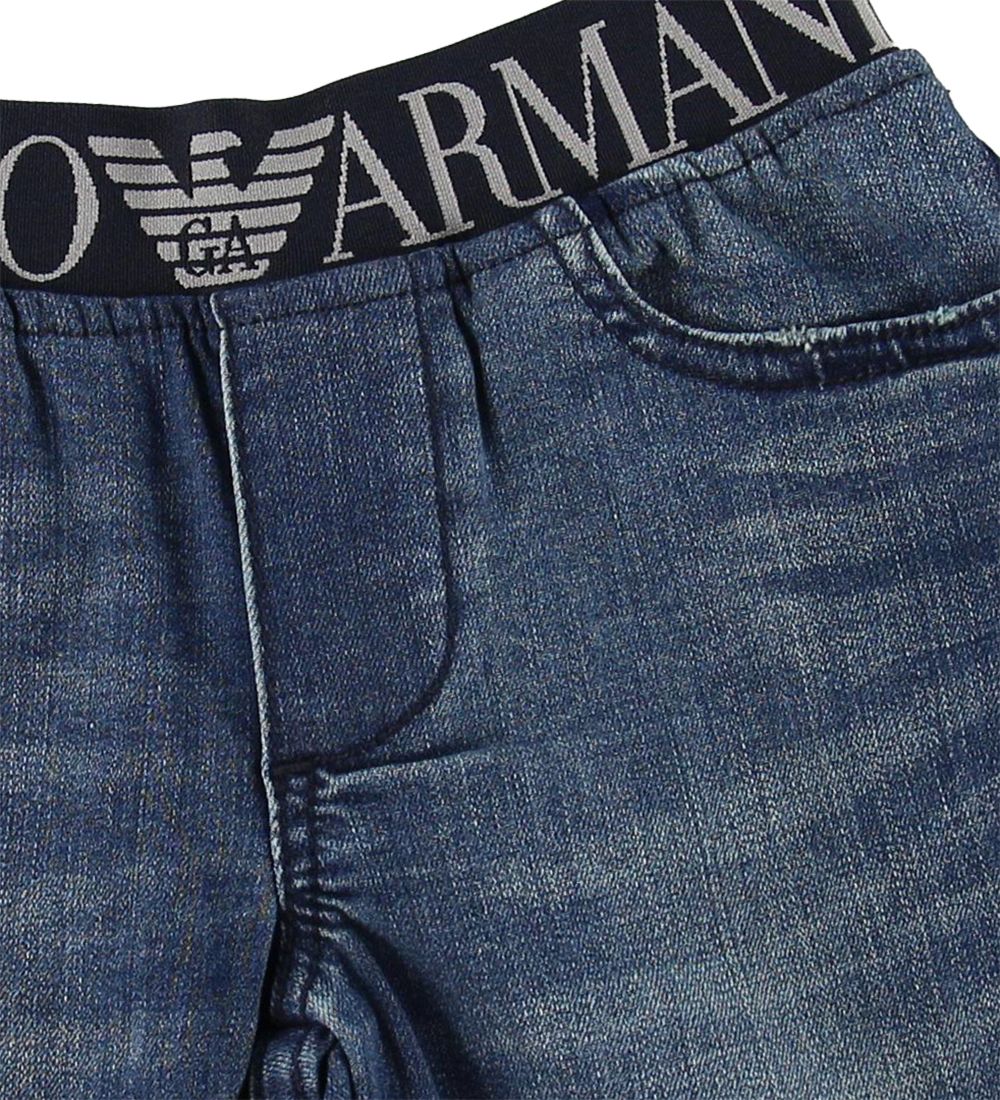 Emporio Armani Shorts - Blå Denim