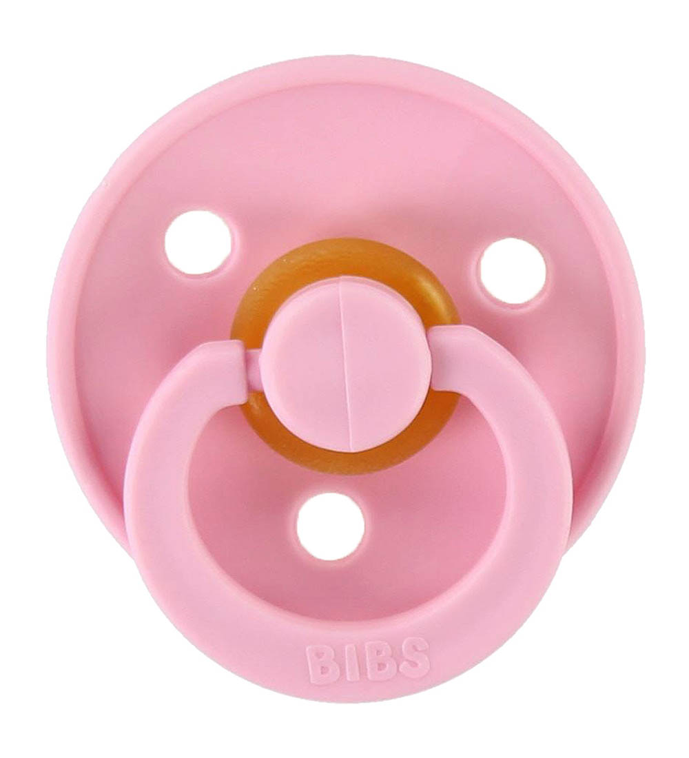 Bibs Colour Sutter - Str. 2 - 2-pak - Rund - Lavender/Baby Pink