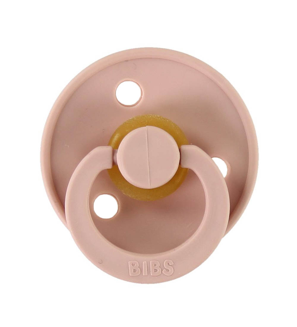 BIBS Colour Sutter - Str. 2 - 2-pak - Rund - Woodchuck/Blush