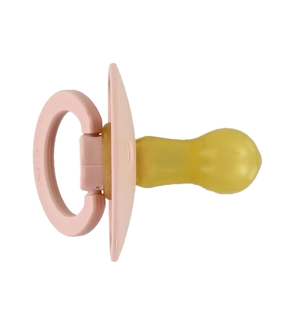 BIBS Colour Sutter - Str. 2 - 2-pak - Rund - Woodchuck/Blush