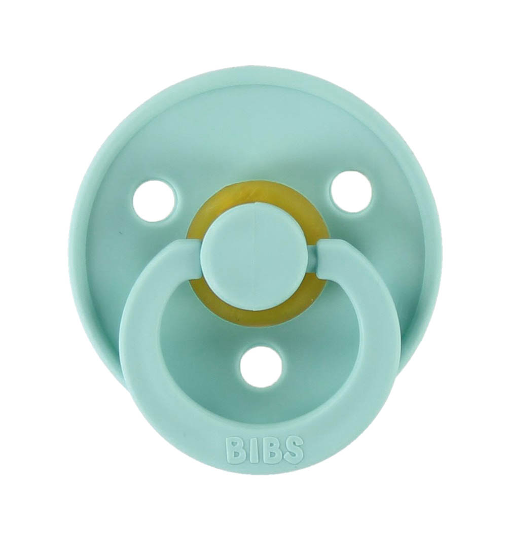 Bibs Colour Sutter - Str. 2 - 2-pak - Rund - Mint/Beige