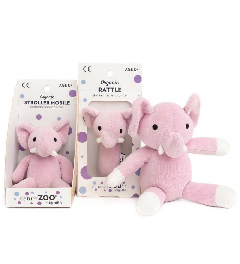 NatureZoo Rangle - Elefant - Rosa