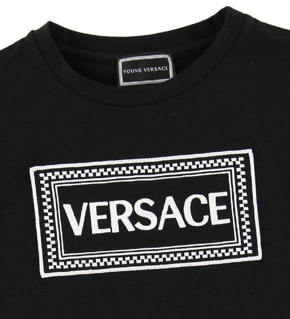 Young Versace T-shirt - Sort m. Logo