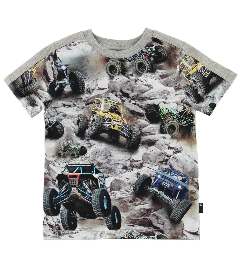 Molo T-shirt - Rishi - Grmeleret m. Offroad Buggy