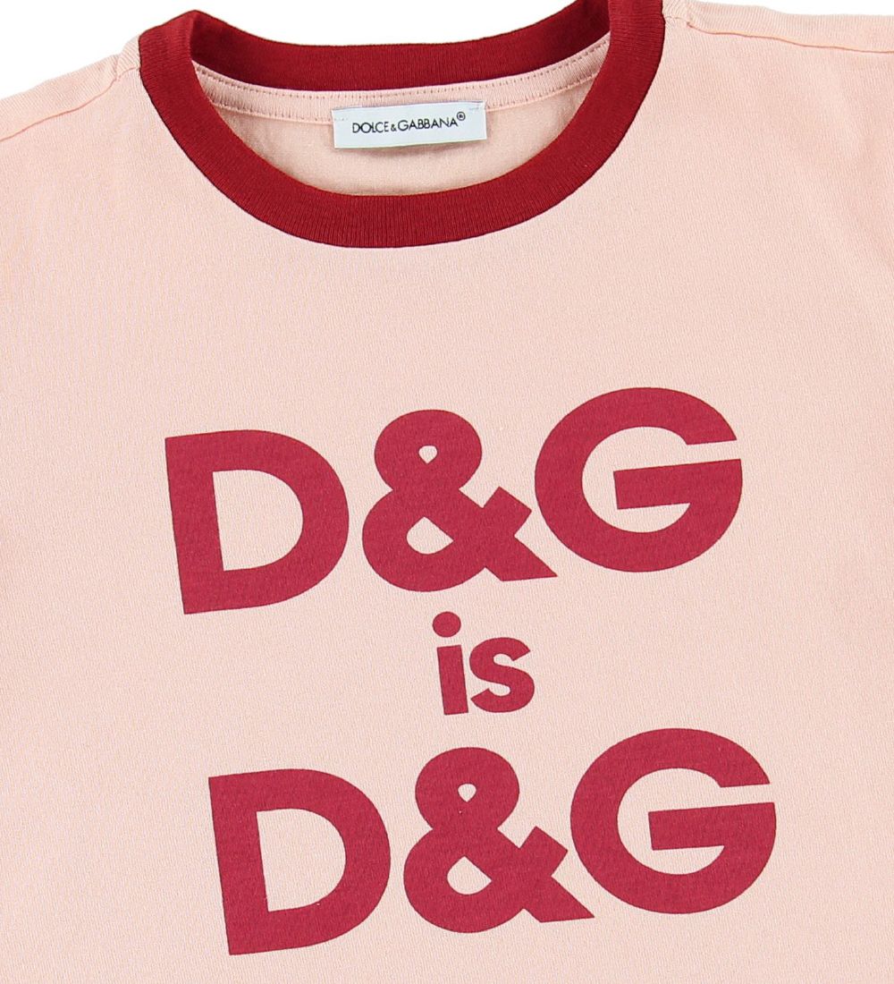Dolce & Gabbana T-shirt - Lys Koral/Rd