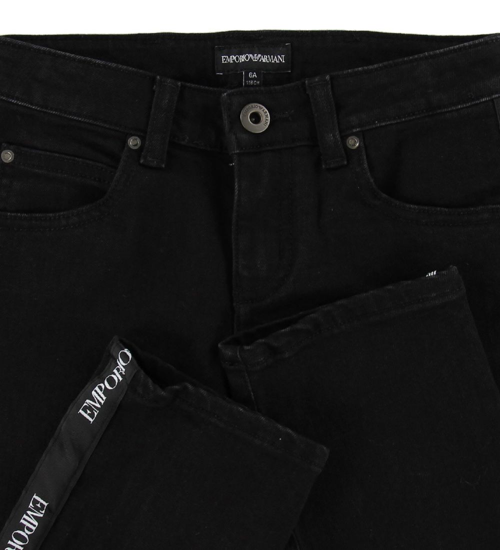 Emporio Armani Jeans - Sort m. Logostribe
