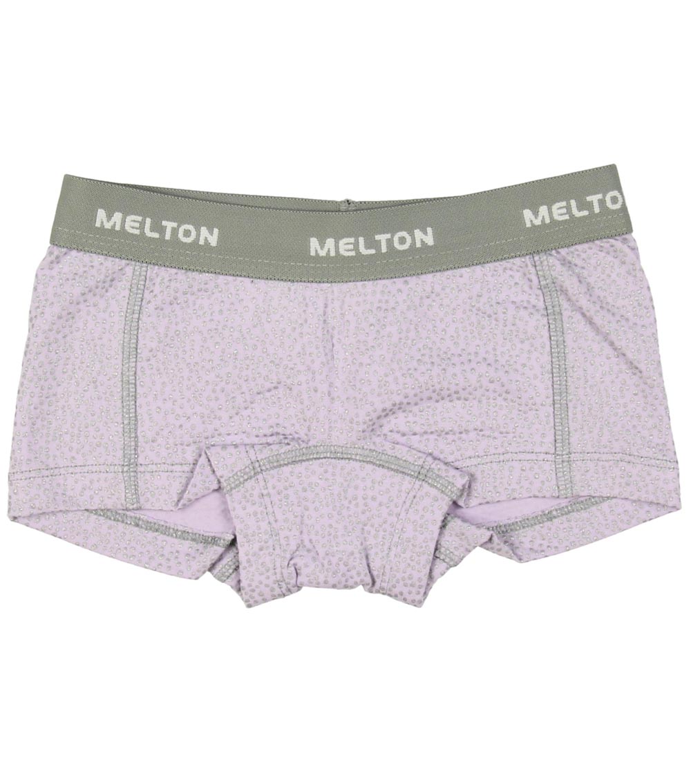 Melton Hipsters - 2-pak - Lavendel m. Glimmerprikker