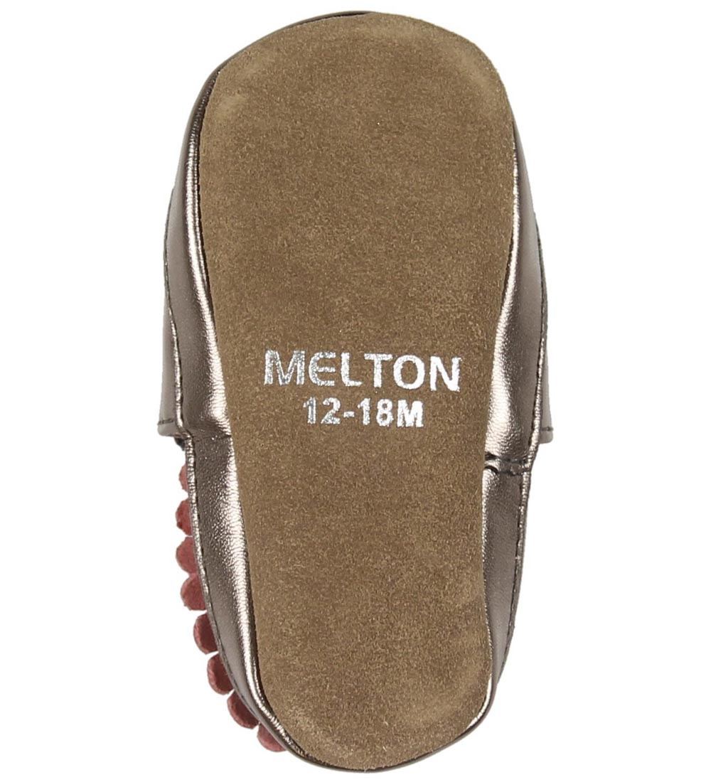 Melton Skindfutter - Metallisk m. Enhjrning