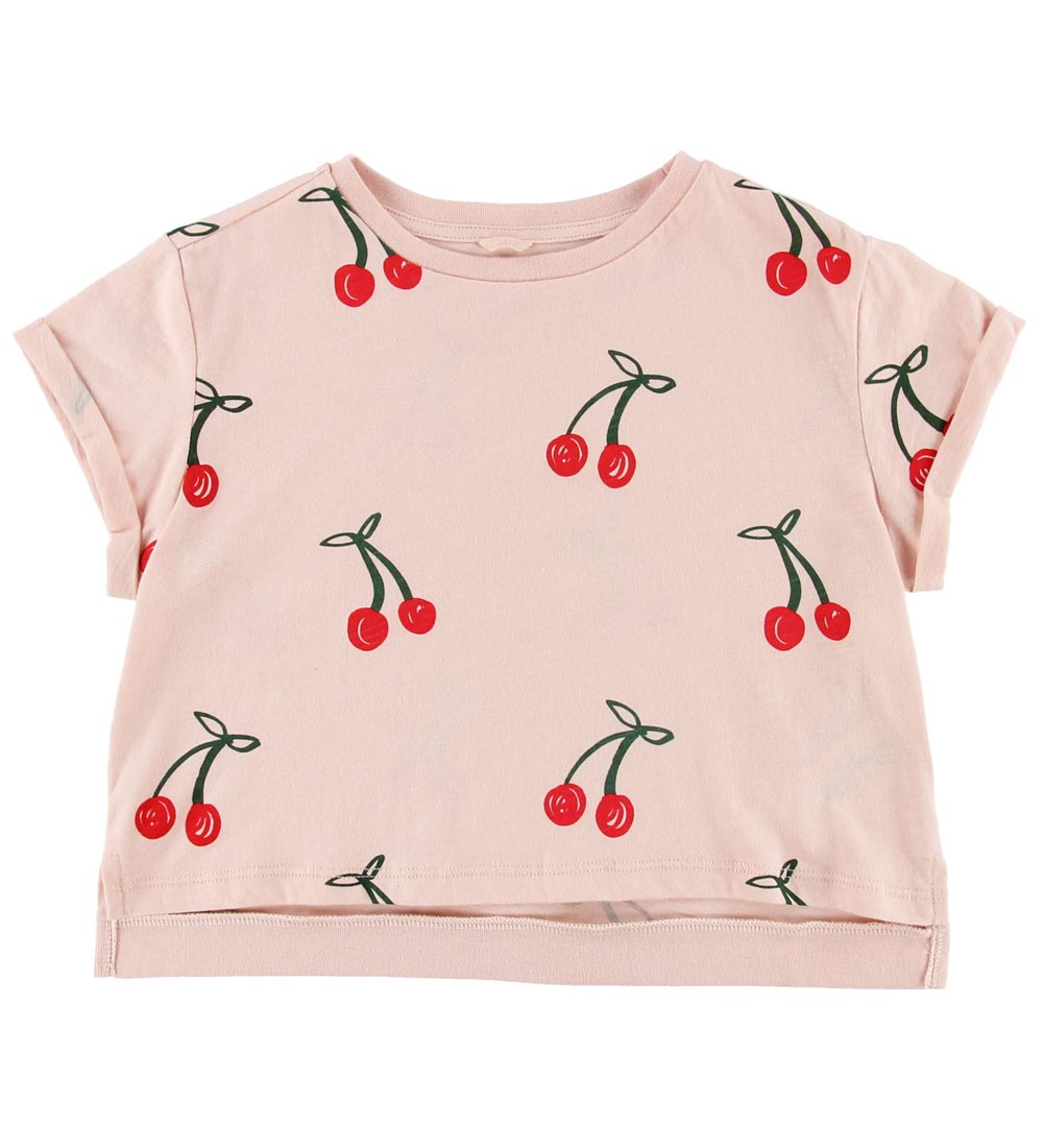 Stella McCartney Kids T-shirt - Rosa m. Kirsebr