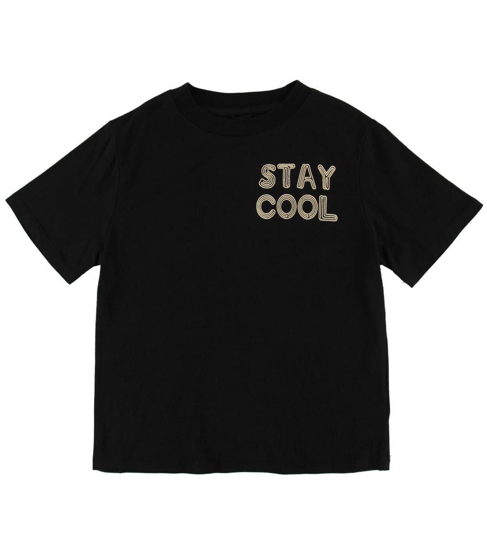 Stella McCartney Kids T-shirt - Sort m. Solnedgang
