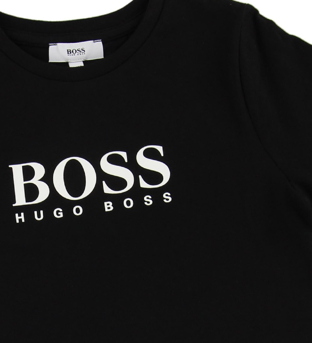 BOSS T-shirt - Sort m. Logo