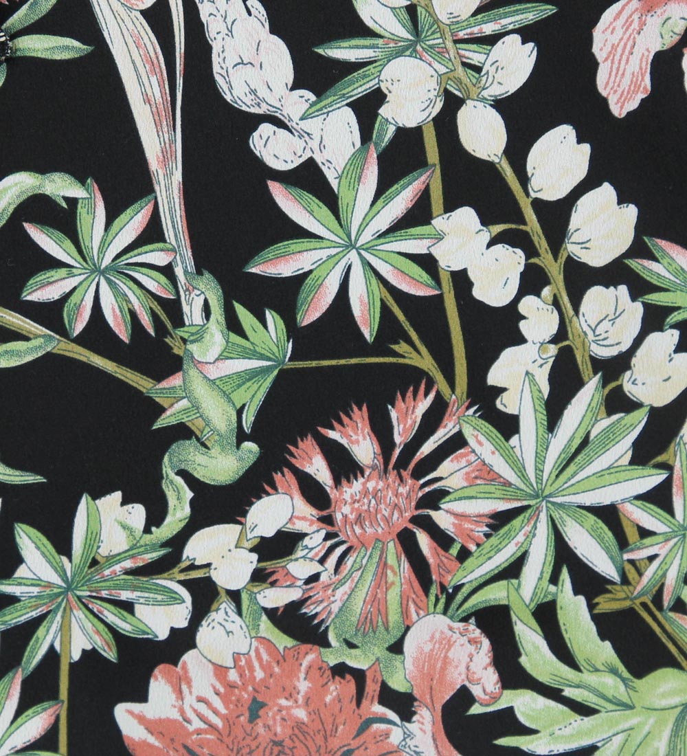 Petit by Sofie Schnoor Kjole - Sort m. Blomster