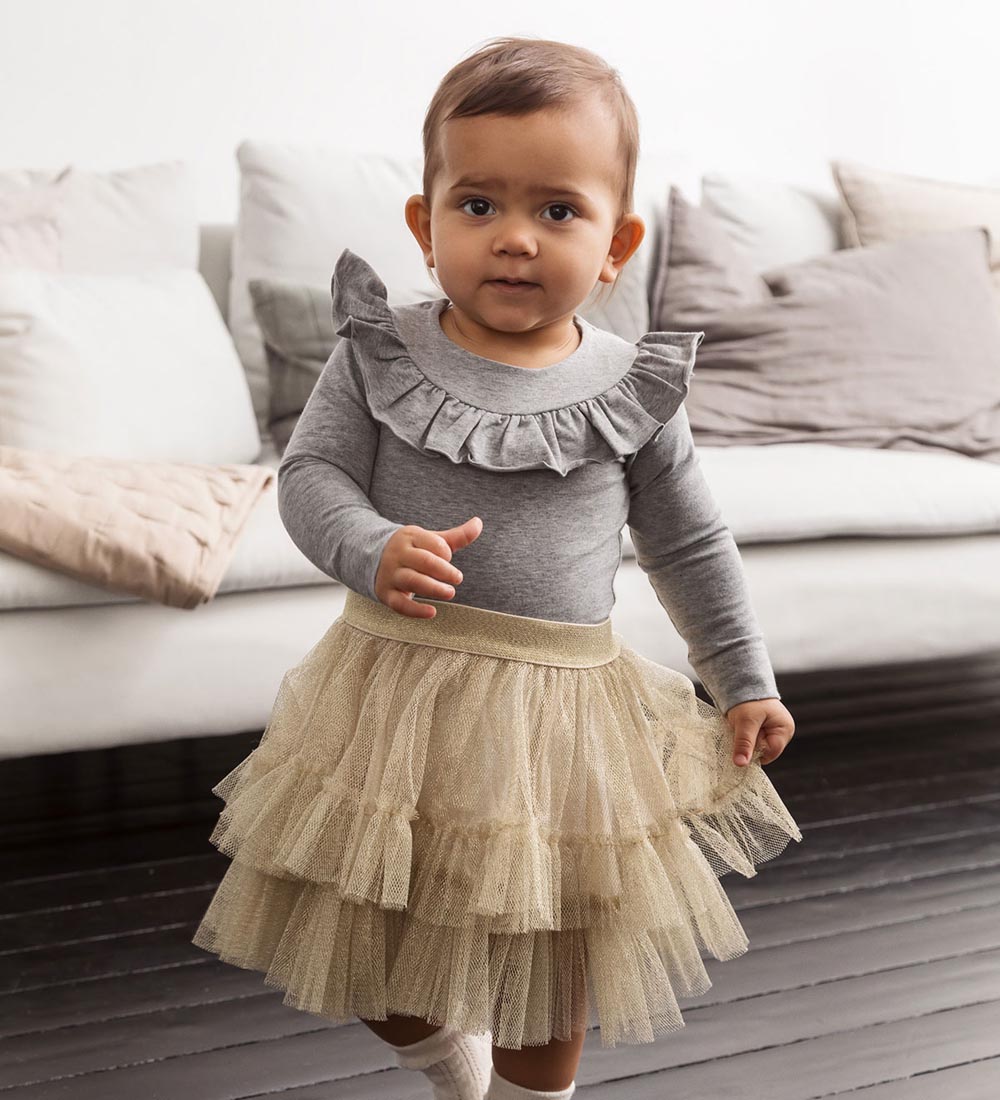MarMar Bluse - Tessie - Jersey - Gråmeleret