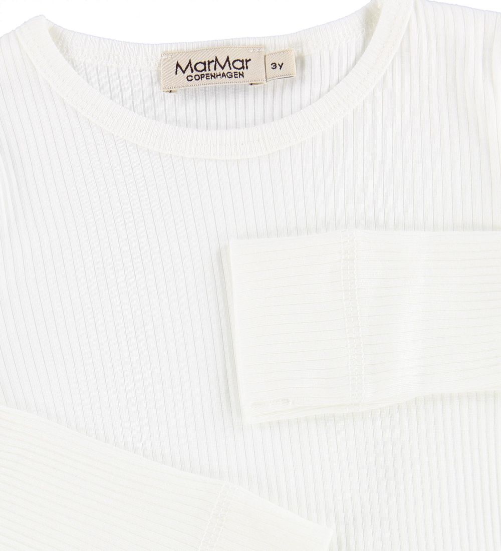 MarMar Bluse - Rib - Modal - Hvid