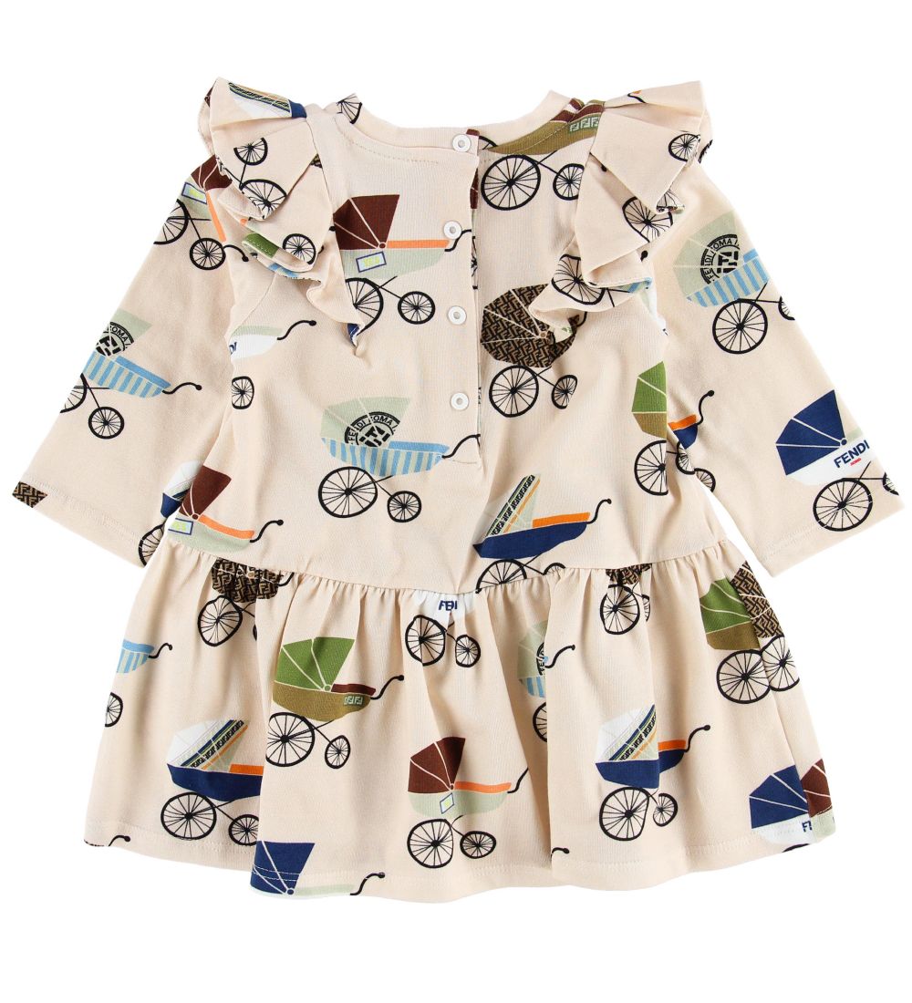 Fendi Kids Kjole - Rosa m. Barnevogne