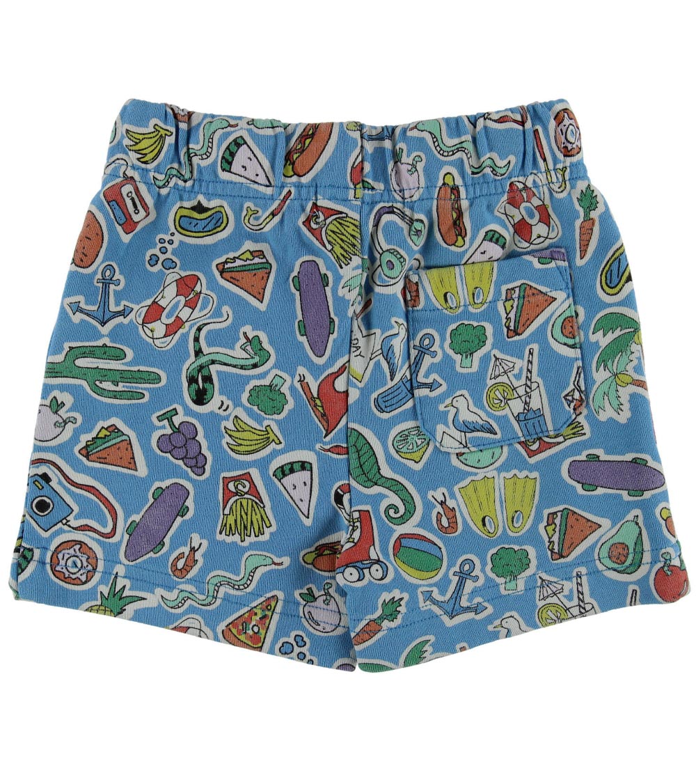 Stella McCartney Kids Shorts - Sweat - Lysebl m. Print