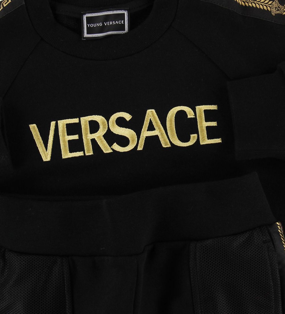 Young Versace Sweatsæt - Sort m. Guld