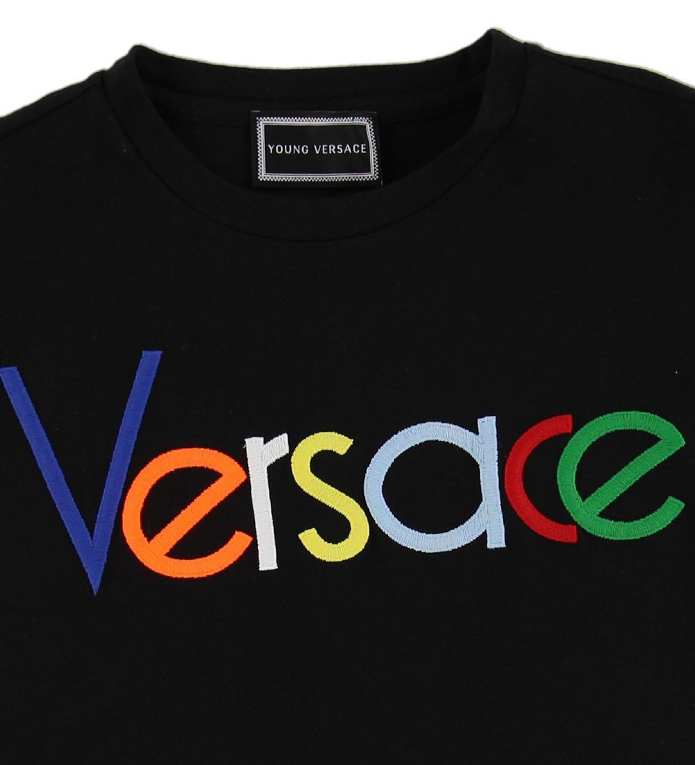 Young Versace T-shirt - Sort m. Farver