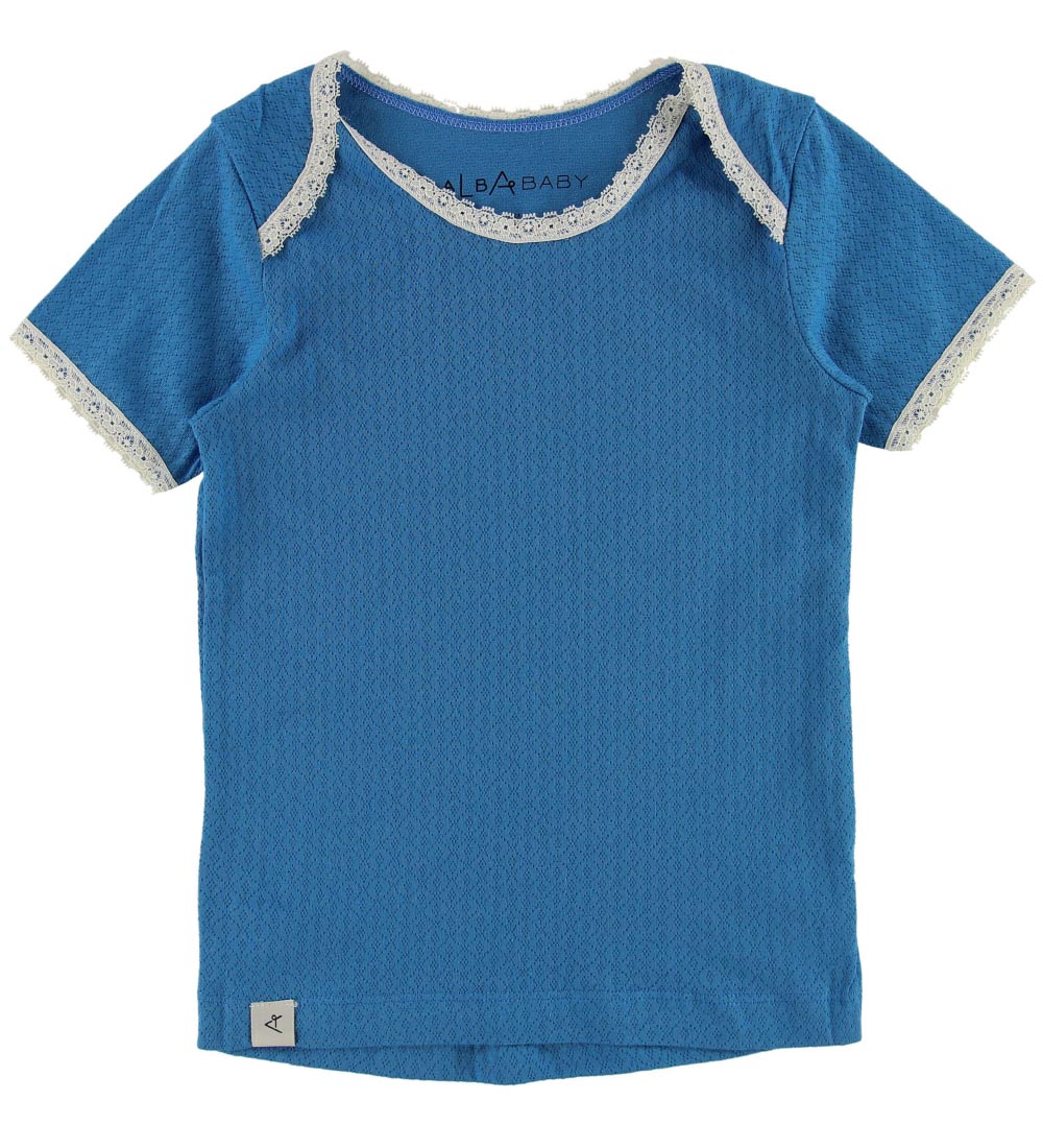AlbaBaby T-shirt - Vera - Vallarta Blue