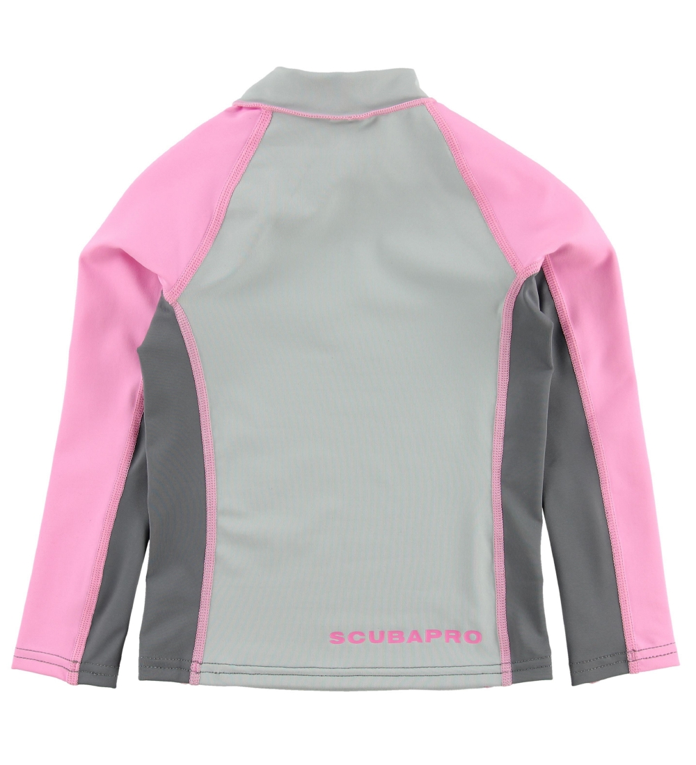 Scubapro Badebluse - Harmony Rash - UV80 - Grå/Rosa