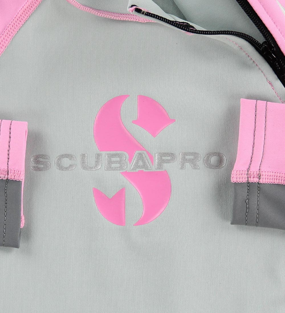 Scubapro Badebluse - Harmony Rash - UV80 - Grå/Rosa