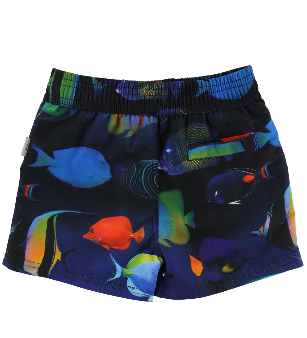 Paul Smith Junior Badeshorts - Toshiro - Navy m. Fisk