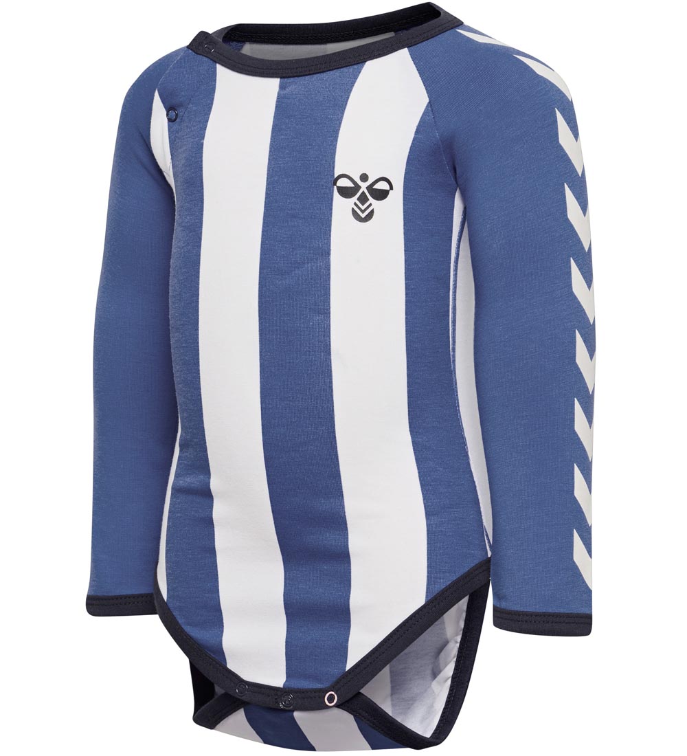Hummel Body l/æ - Lester - Blå/Hvidstribet