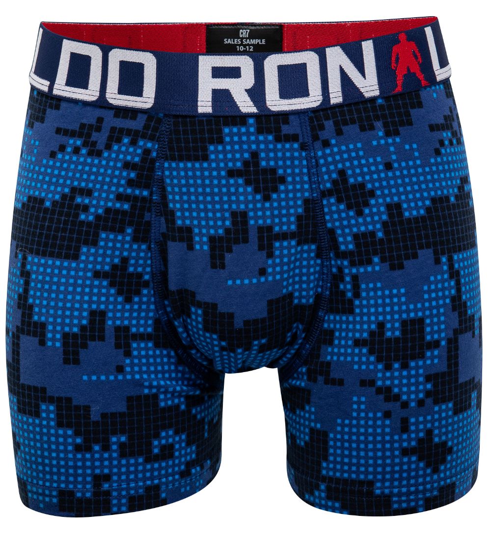 Ronaldo Boxershorts - 2-pak - Hvid/Blå m. Print