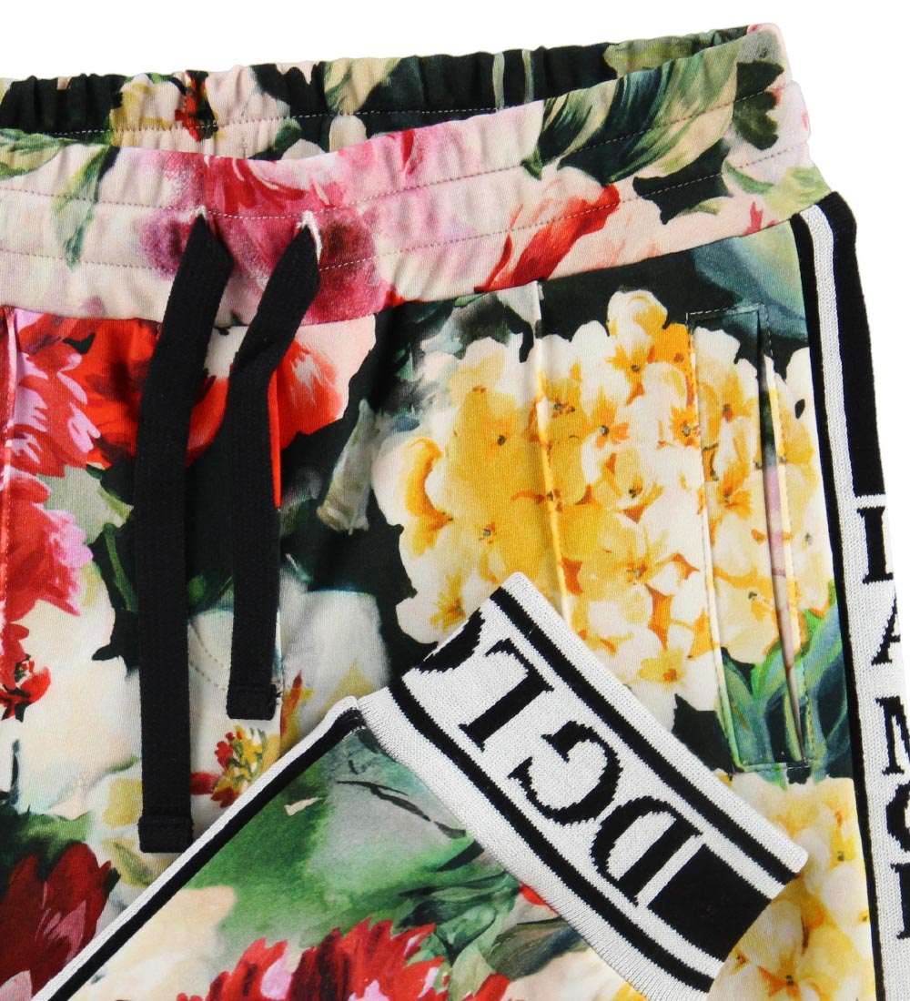 Dolce & Gabbana Bukser - Multifarvet m. Blomster