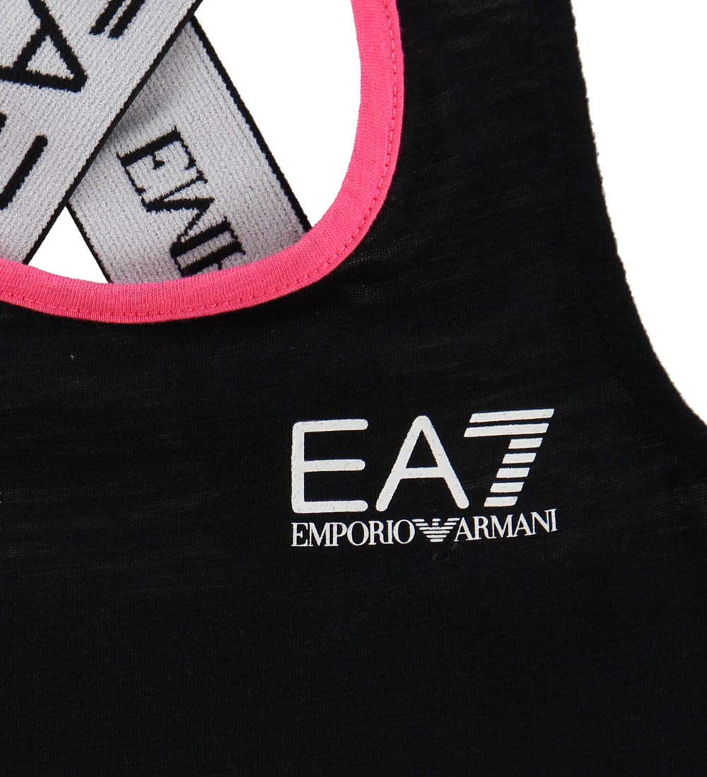 EA7 Top - Sort m. Logo