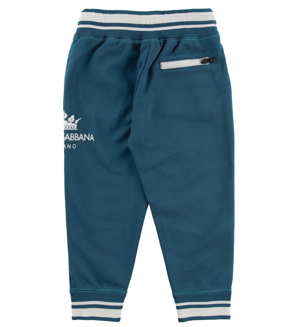 Dolce & Gabbana Sweatpants - Petroleum m. Logo