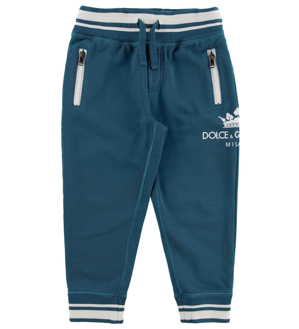 Dolce & Gabbana Sweatpants - Petroleum m. Logo