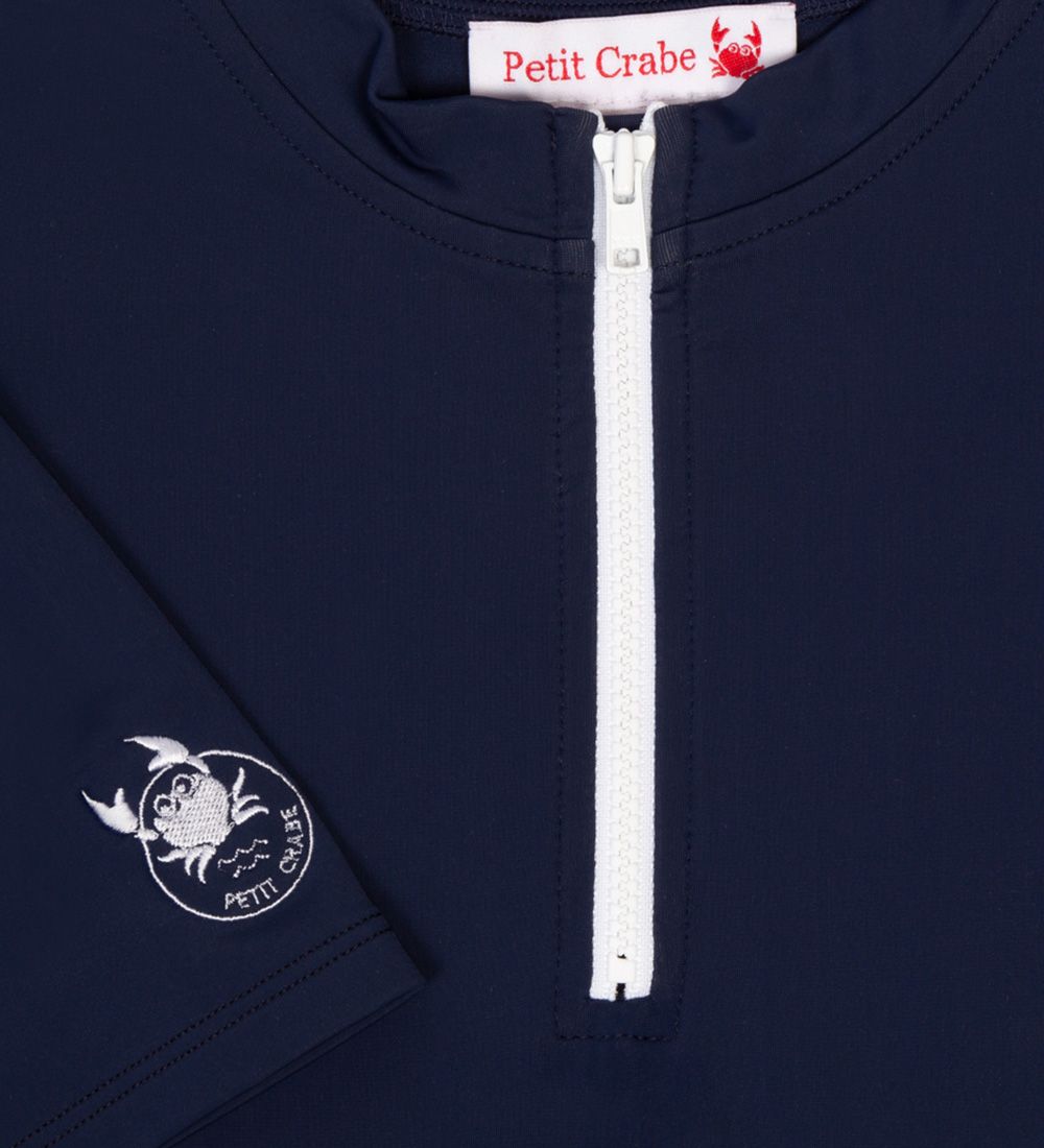 Petit Crabe Badebluse k/æ - Max - UV50+ - Navy