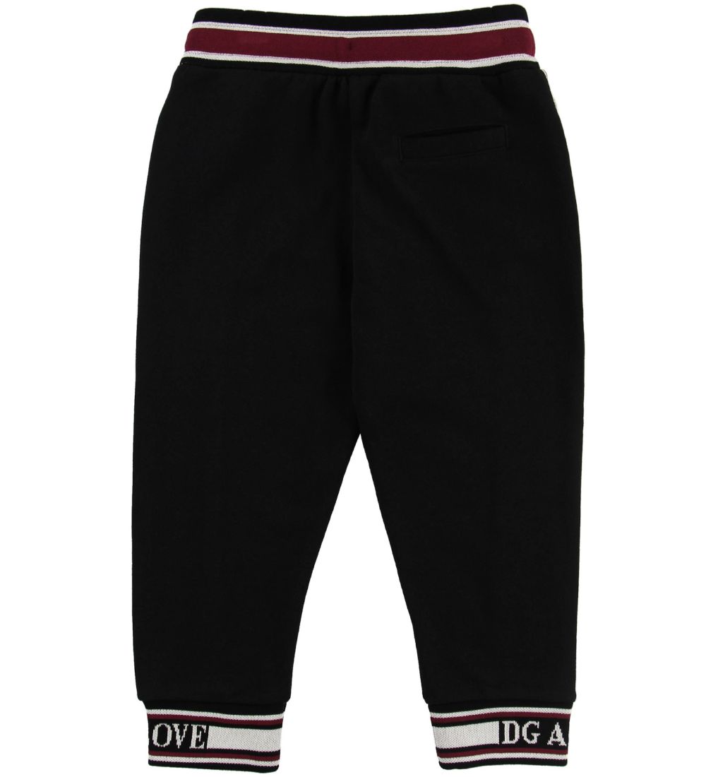 Dolce & Gabbana Sweatpants - Sort m. Logo