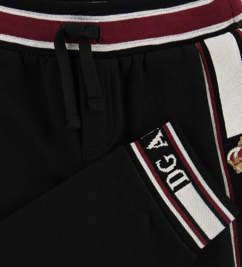 Dolce & Gabbana Sweatpants - Sort m. Logo