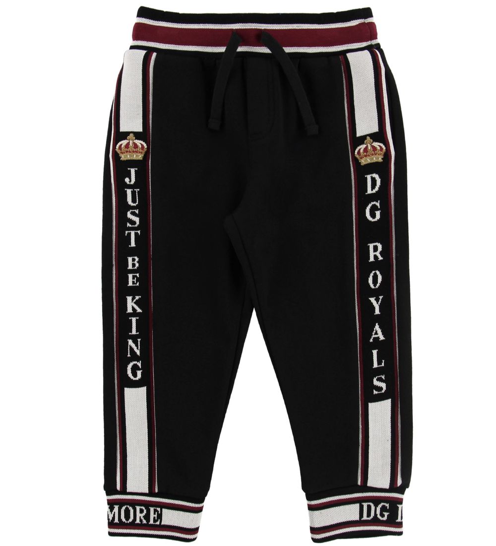 Dolce & Gabbana Sweatpants - Sort m. Logo