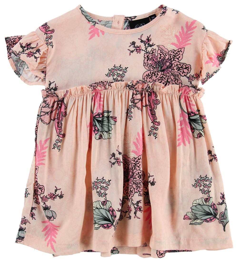 Petit by Sofie Schnoor Kjole - Rosanna - Pudder m. Blomster
