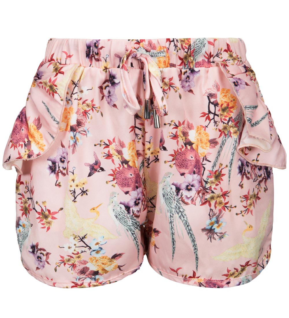 Petit by Sofie Schnoor Shorts - Neel - Lys Rosa m. Fugle