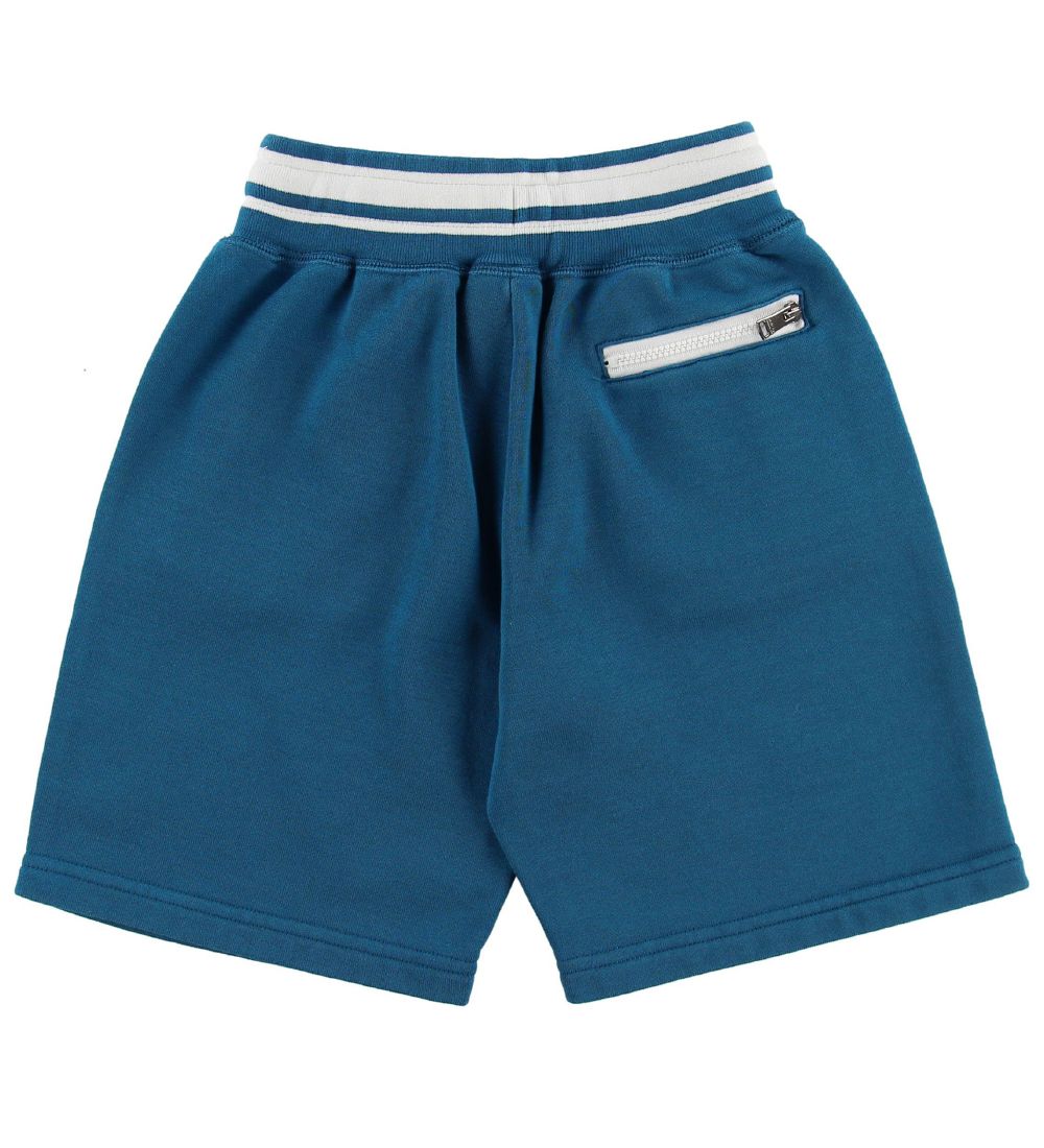 Dolce & Gabbana Shorts - Sweat - Petroleum m. Logo