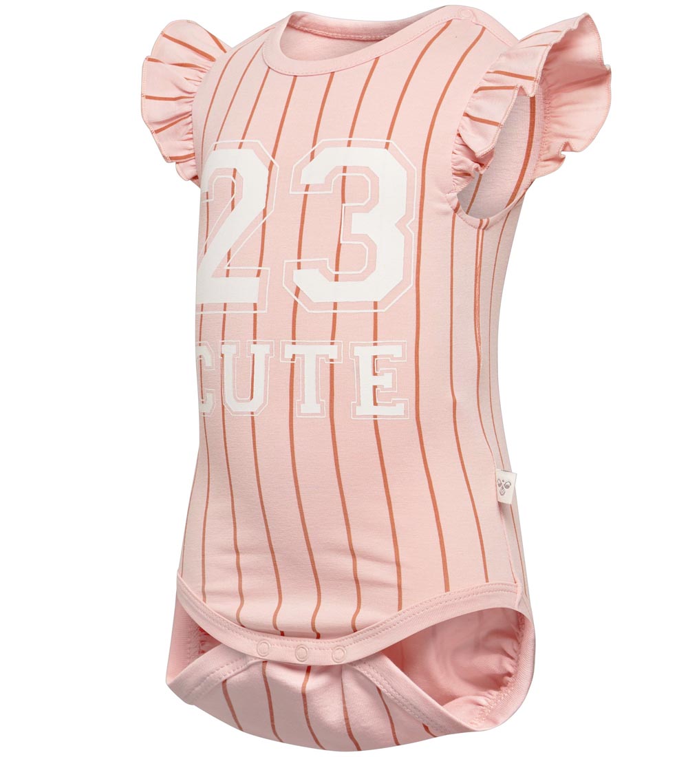 Hummel Body k/ - Frannie - Rosa m. Striber/Print