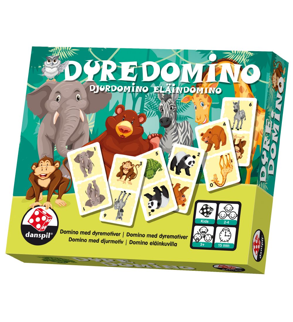 Danspil Aktivitetsspil - Dyredomino