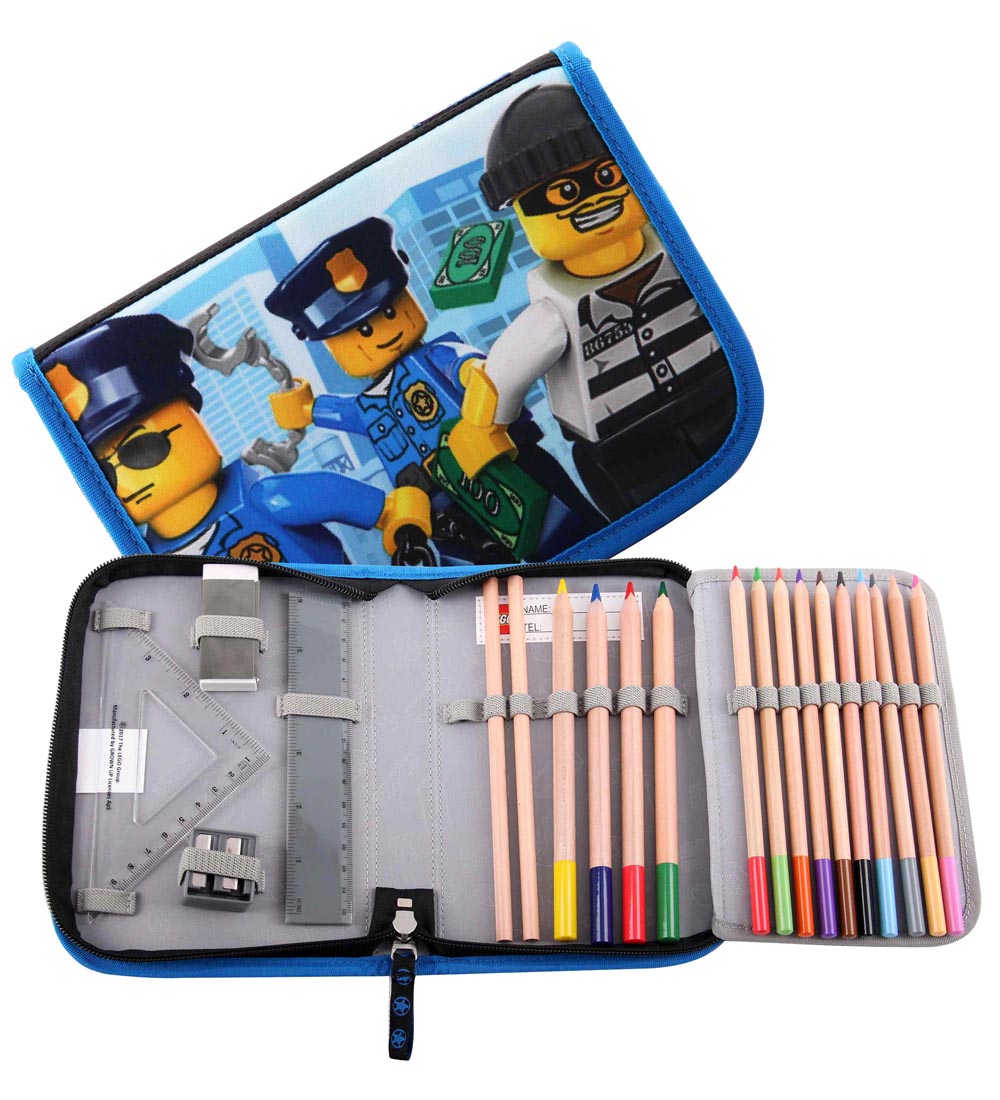 LEGO Skoletaskest - City - LWOptimo - Police Chopper