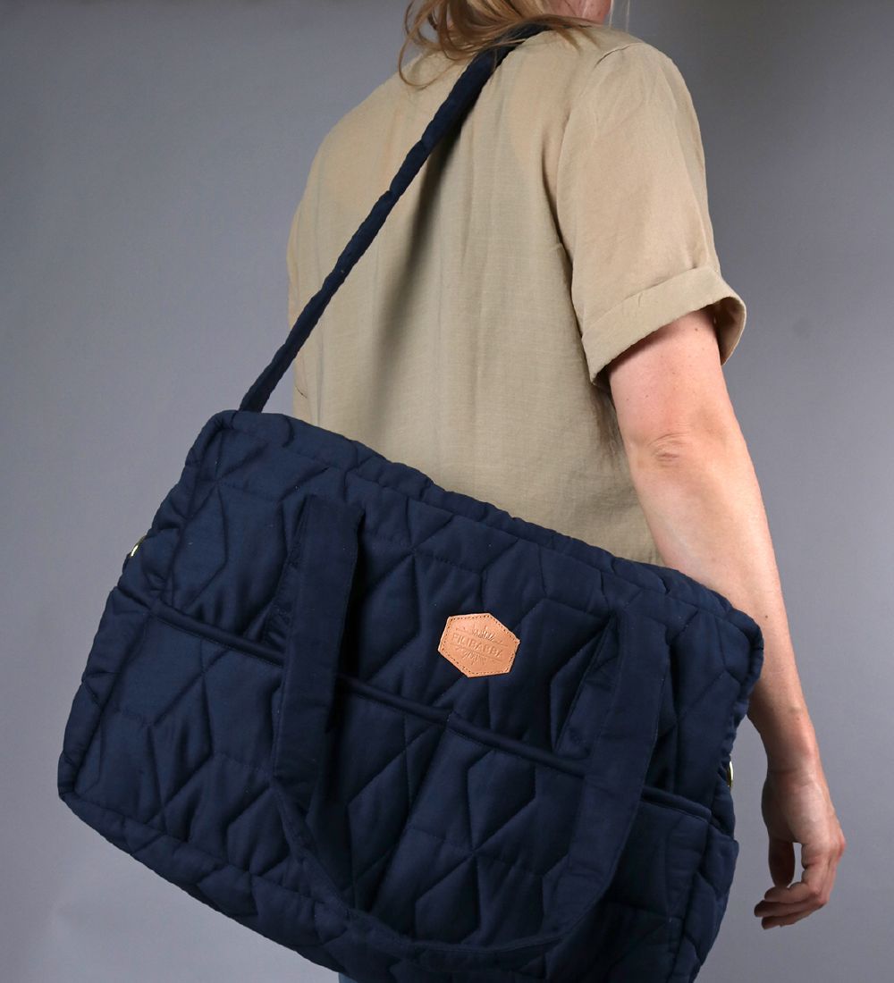 Filibabba Pusletaske - Quiltet - Dark Blue