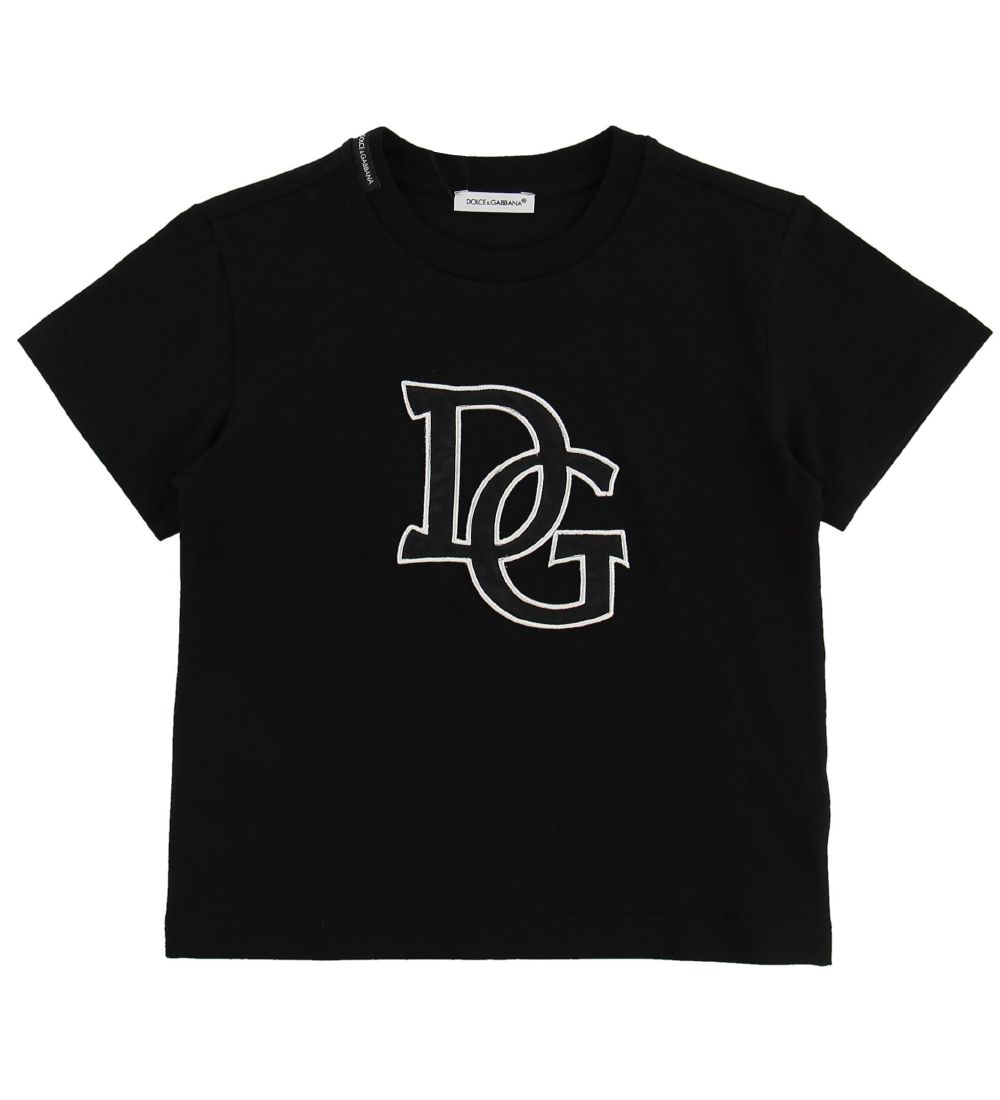 Dolce & Gabbana T-shirt - Hawaii - Sort m. DG